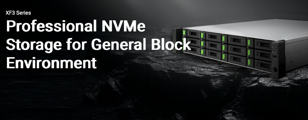 QSAN XN3 NVMe Compact Unified Storage — 2U 12-Bay